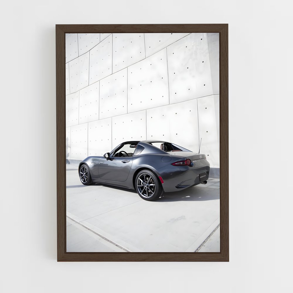 Poster Vitesse Grise Automobile Ambiance moderne – affiche Mazda (vue 5)